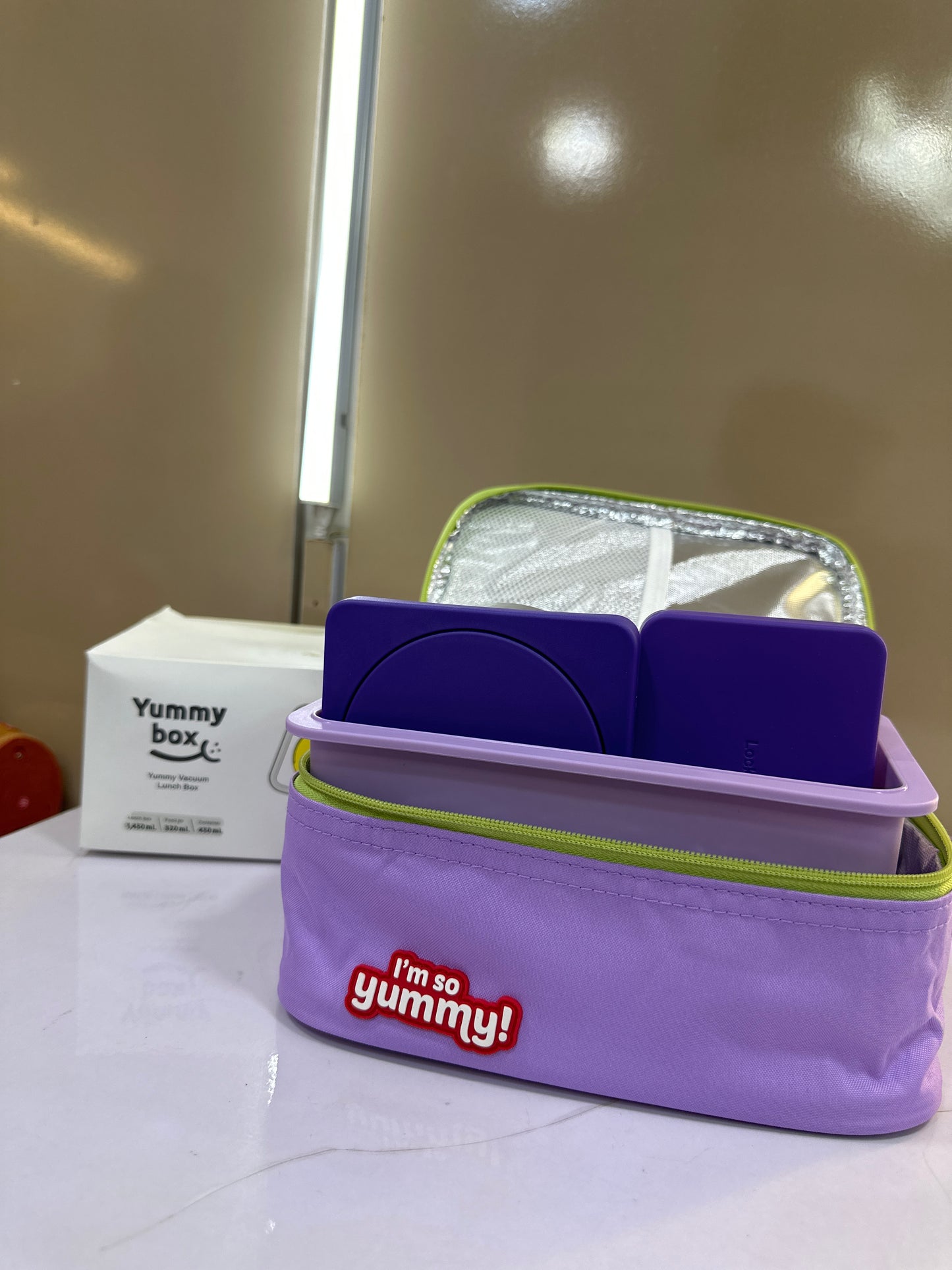 YUMMY LOCK N LOCK LUNCH BOX WITH THERMOS FOR KIDS