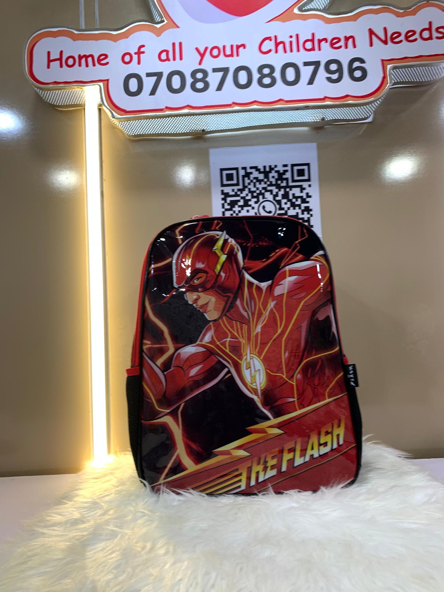 DC THE FLASH BACKPACK BAG 4-7YRS