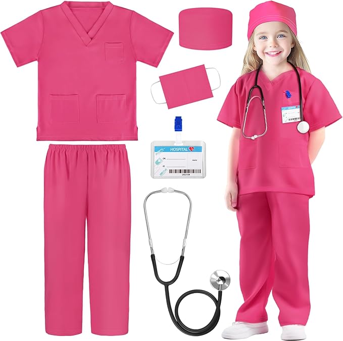 NURSE CHILDREN CAREER COSTUME/3-14YRS