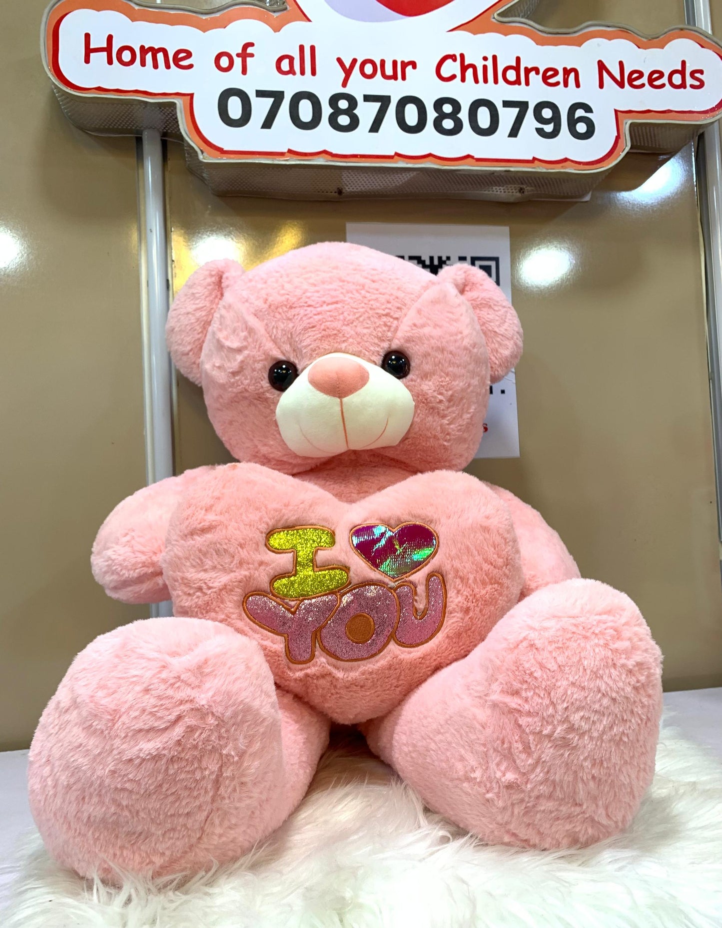 I LOVE YOU TEDDY BEAR 100cm