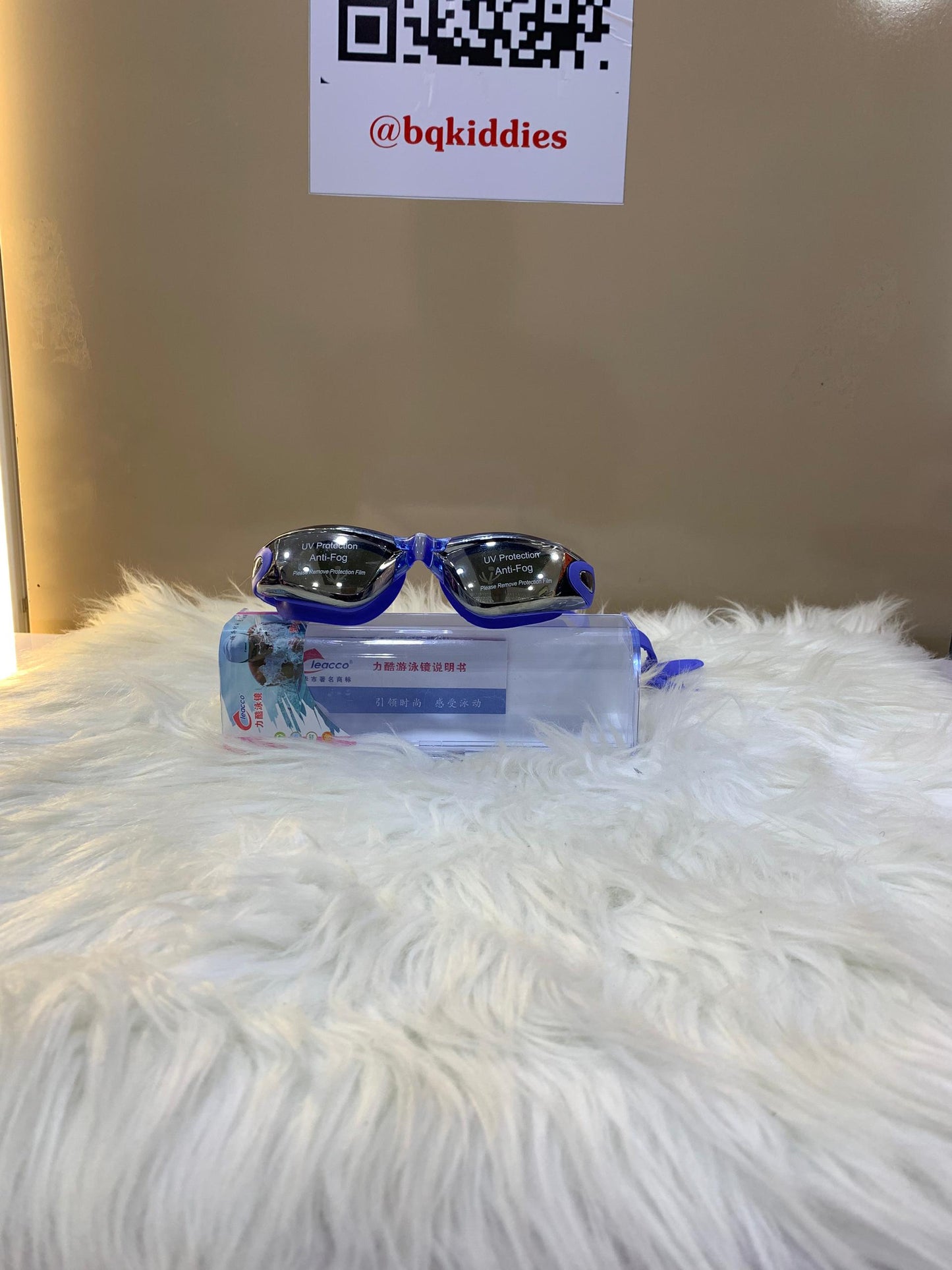 LEACCO UV PROTECTION ADULT SWIMMING GOOGLE (SMALL LENS)