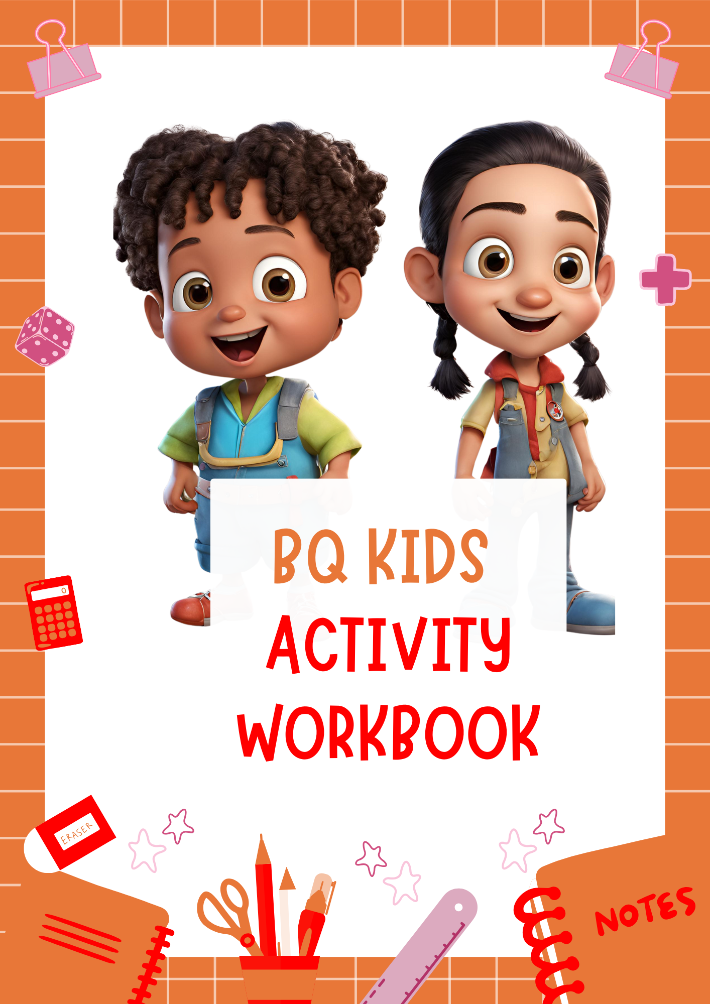 BQ KIDS JOURNALS, PLANNERS  AND WORK BOOKS