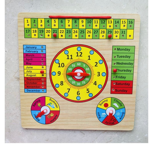 CHILDREN 6 IN 1 EDUCATIONAL BOARD