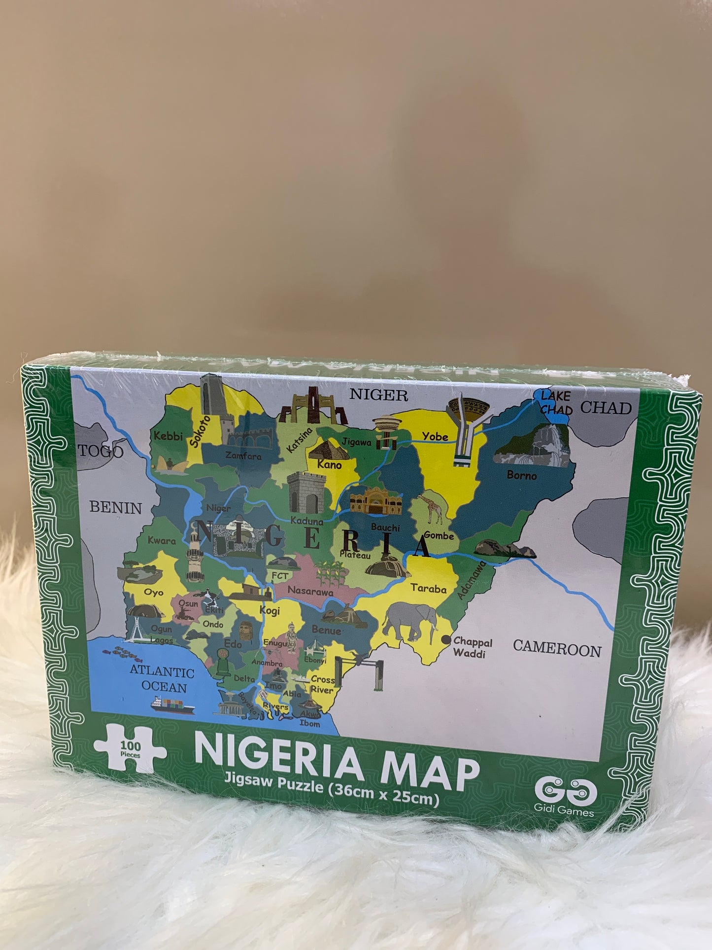 NIGERIA MAP JIGSAW PUZZLE