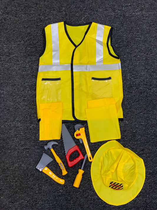KIDS ENGINEER CAREER COSTUME SET 3-8YRS