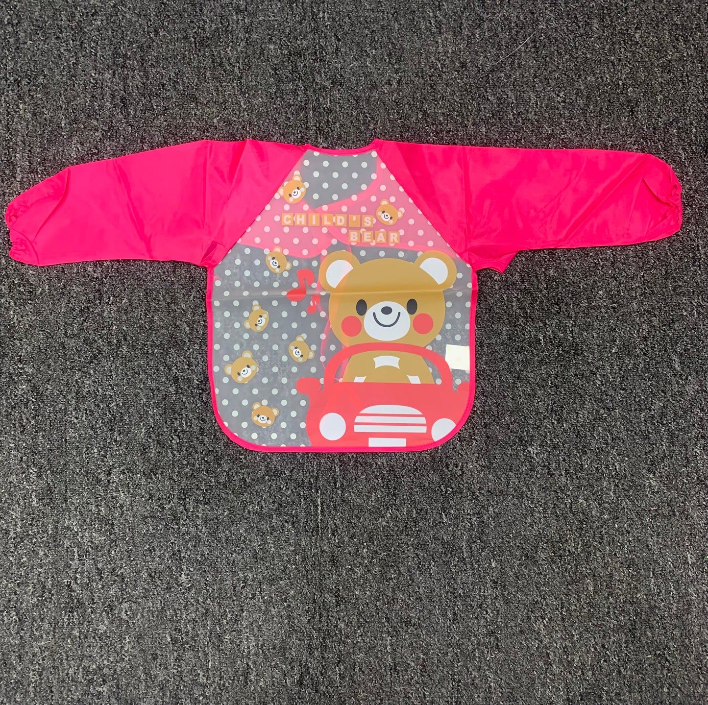 TODDLERS BIB(WITH SLEEVE)