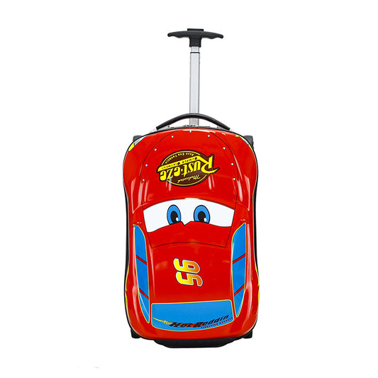 PC CAR SHAPE KID TROLLEY TRAVEL LUGGAGE BOX 18 INCHES