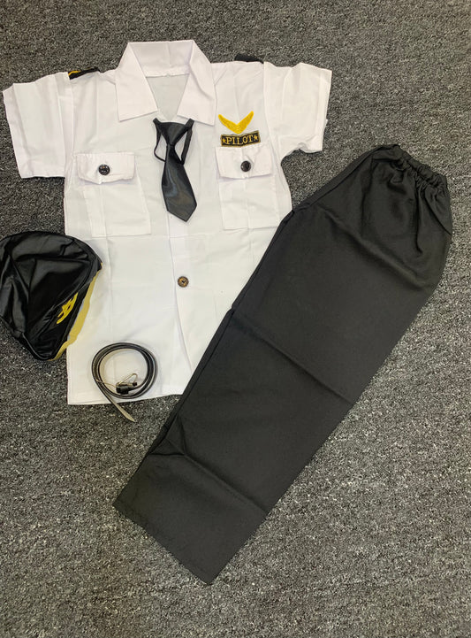 SUPER PILOT KIDS COSTUME SET/5-14YRS