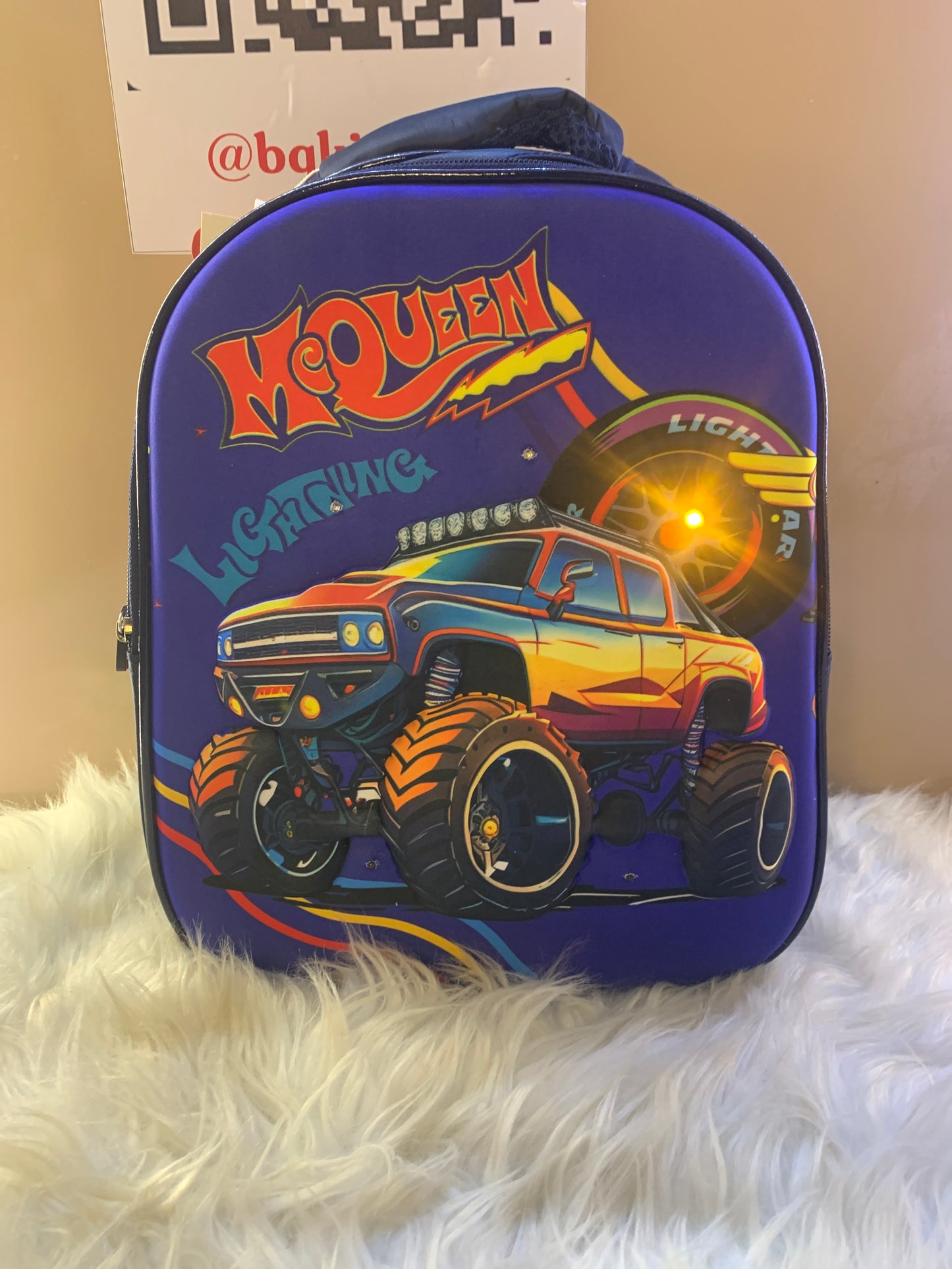 GRENOBIL 12INCHES LIGHTENING BACK BAG FOR TODDLERS 2-5YRS