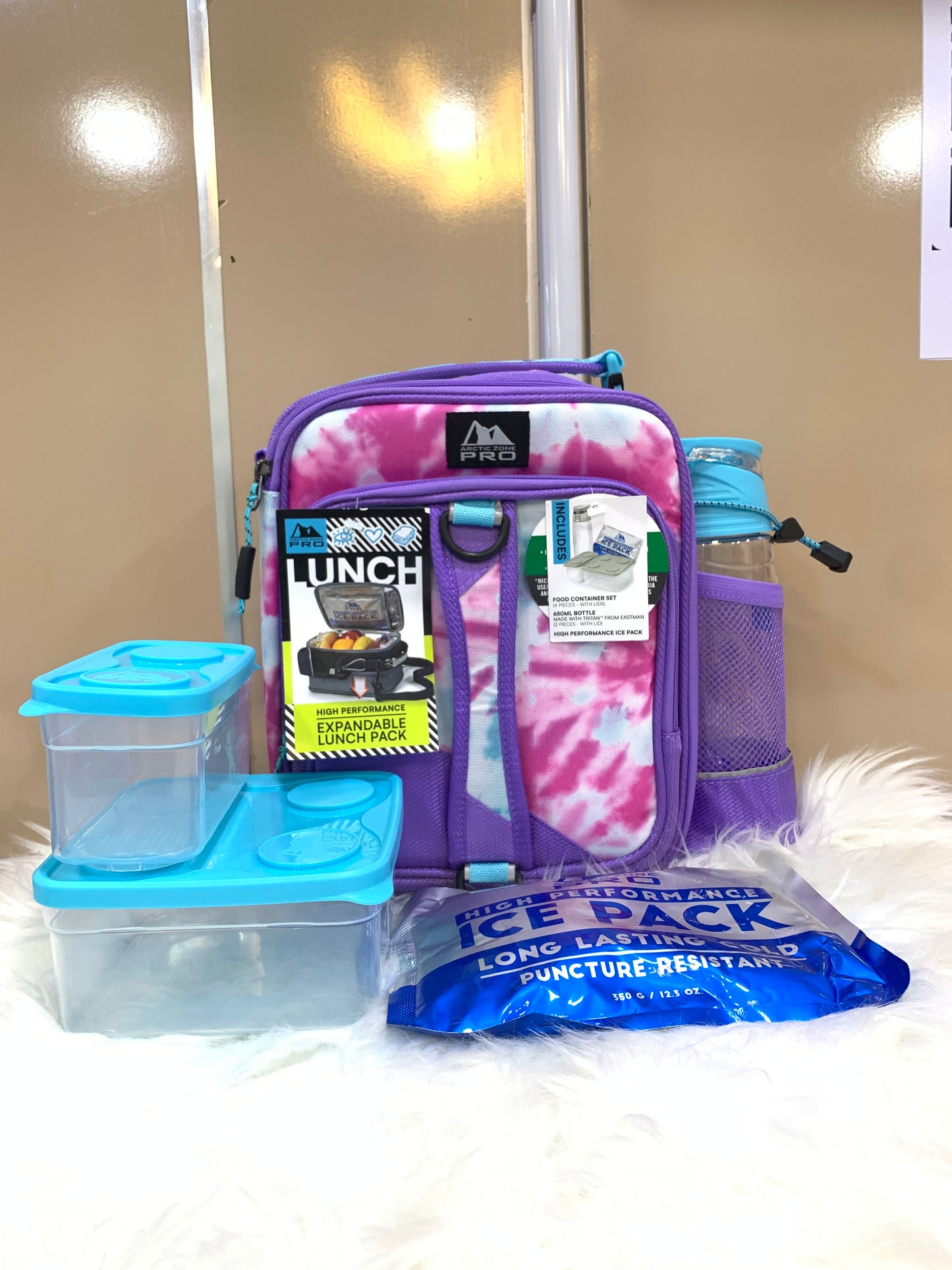 ARCTIC ZONE PRO EXPANDABLE LUNCH BOX WITH STORAGE CONTAINERS & WATER BOTTLE
