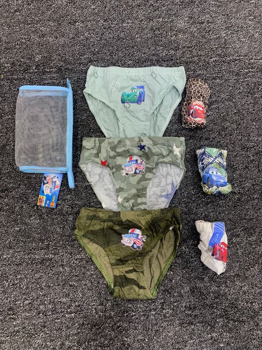6 IN 1 CHILDREN BOYS PURSE PANTS MULTI-CHARACTER(blue purse)