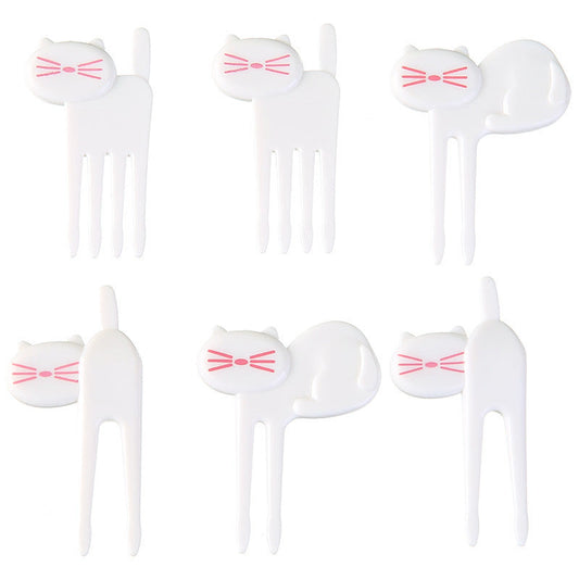 6 IN 1 FRUIT FORK (KITTY)