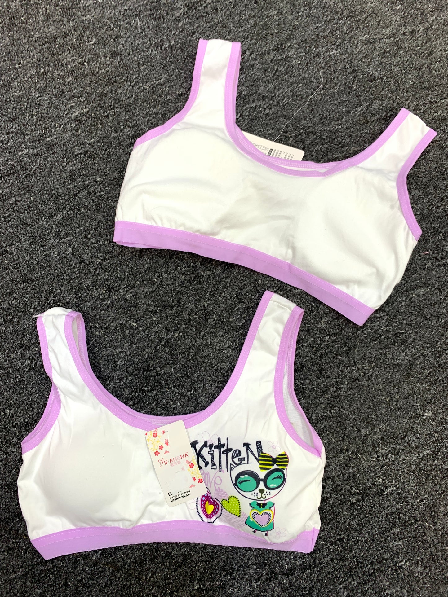 GIRLS FASHION PADDED BRA TOP (LOVELY)