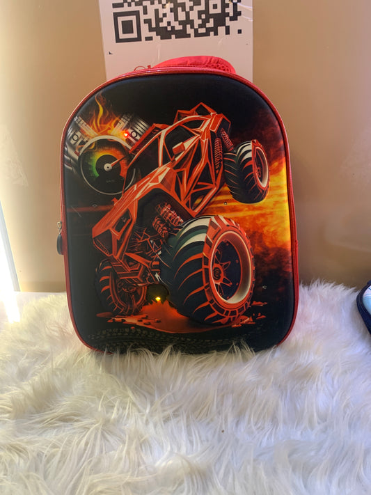 GRENOBIL 12INCHES LIGHTENING BACK BAG FOR TODDLERS 2-5YRS