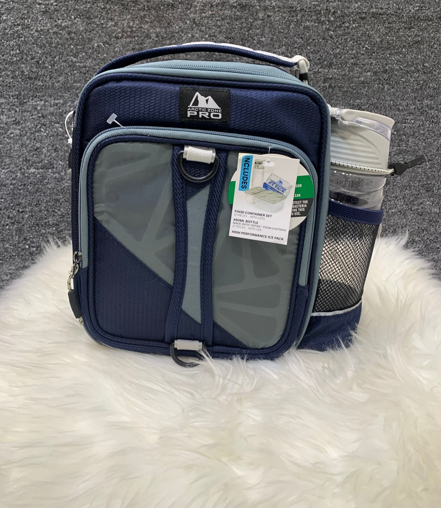 ARCTIC ZONE PRO EXPANDABLE LUNCH BOX WITH STORAGE CONTAINERS & WATER BOTTLE