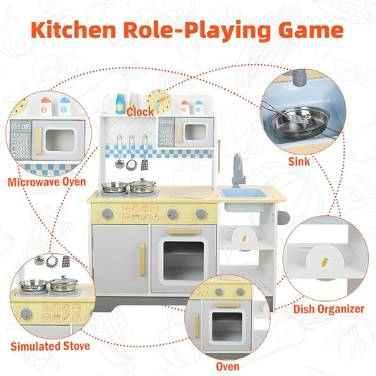 JAPANESE KITCHEN PRETEND PLAY SET FOR KIDS CHEF CERAMIC (36 MONTHS AND ABOVE)