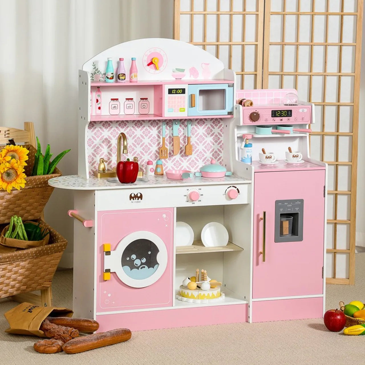 CERAMIC KITCHEN PRETEND PLAY SET FOR KIDS CHEF (3YRS AND ABOVE)