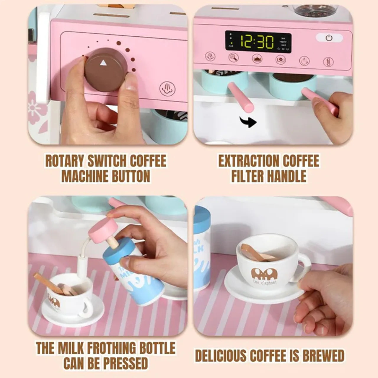 CERAMIC KITCHEN PRETEND PLAY SET FOR KIDS CHEF (3YRS AND ABOVE)