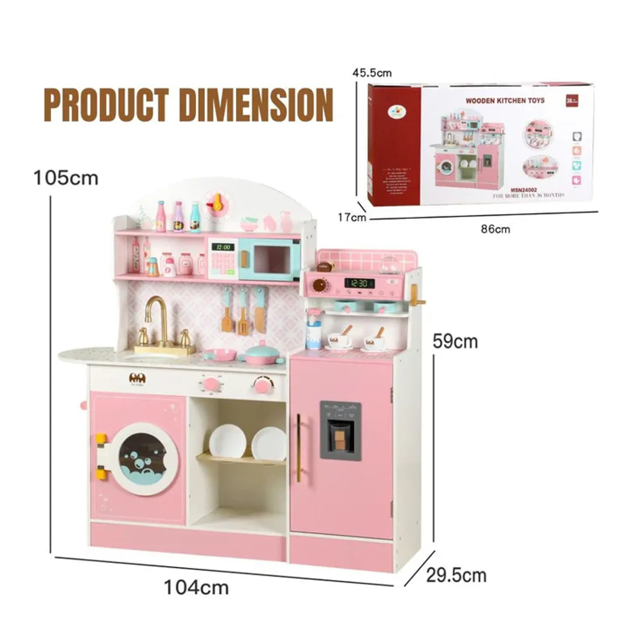CERAMIC KITCHEN PRETEND PLAY SET FOR KIDS CHEF (3YRS AND ABOVE)
