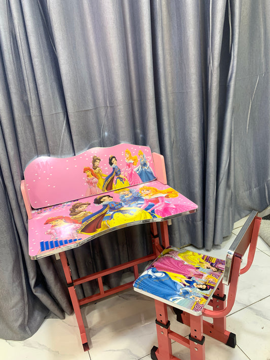 TABLE AND CHAIR CHARACTER FOR KIDS