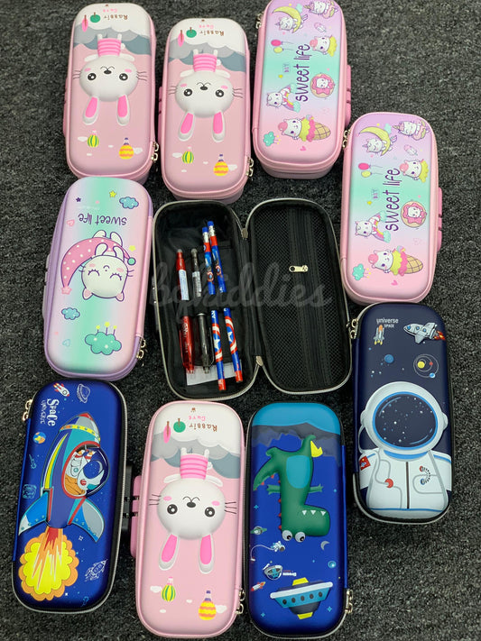 CHARACTER STATIONARY PURSE WITH LOCK (BIG)