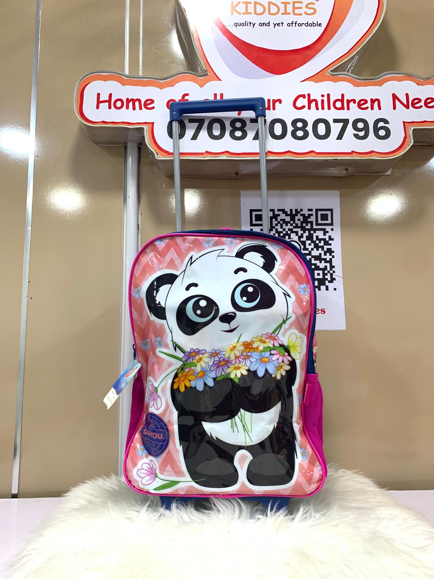 PETIT UP4YOU PANDA TROLLEY BAG