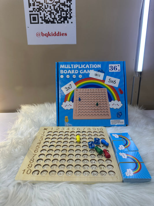 MULTIPLICATION BOARD GAME(TOY)
