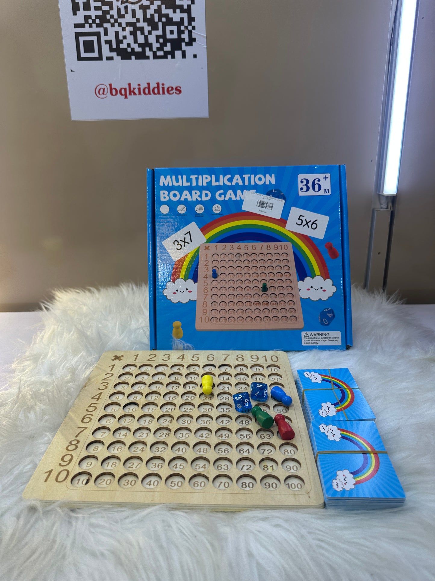 MULTIPLICATION BOARD GAME(TOY)