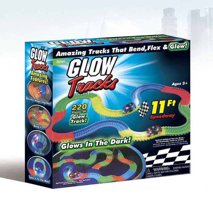 GLOW TRACKS 3 LED LIGHTS RACE CAR