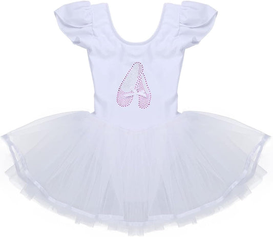 KIDS BALLERINA DRESS WHITE BALLET DRESS