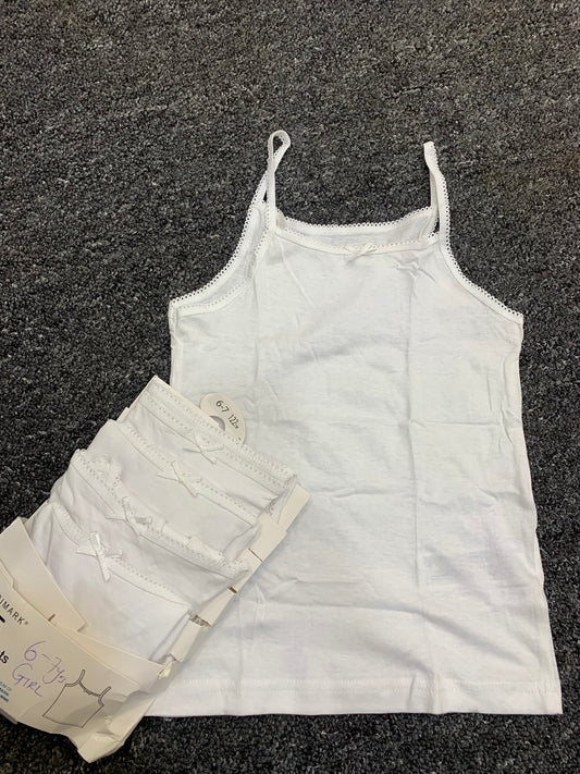 PRIMARK CAMI VESTS (GIRLS)