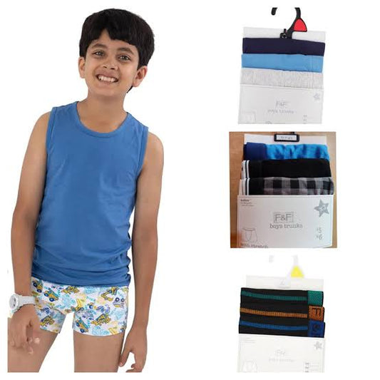 F&F 3pcs set BOYS TRUNK BOXERS UNDERWEAR
