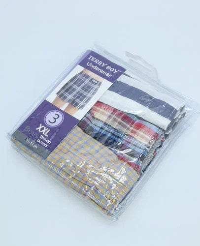 TERRY BOY WOVEN BOXERS