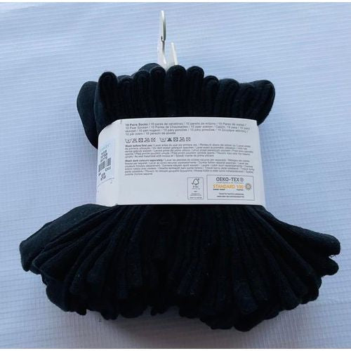 PRIMARK SOCKS (BLACK) 10pairs