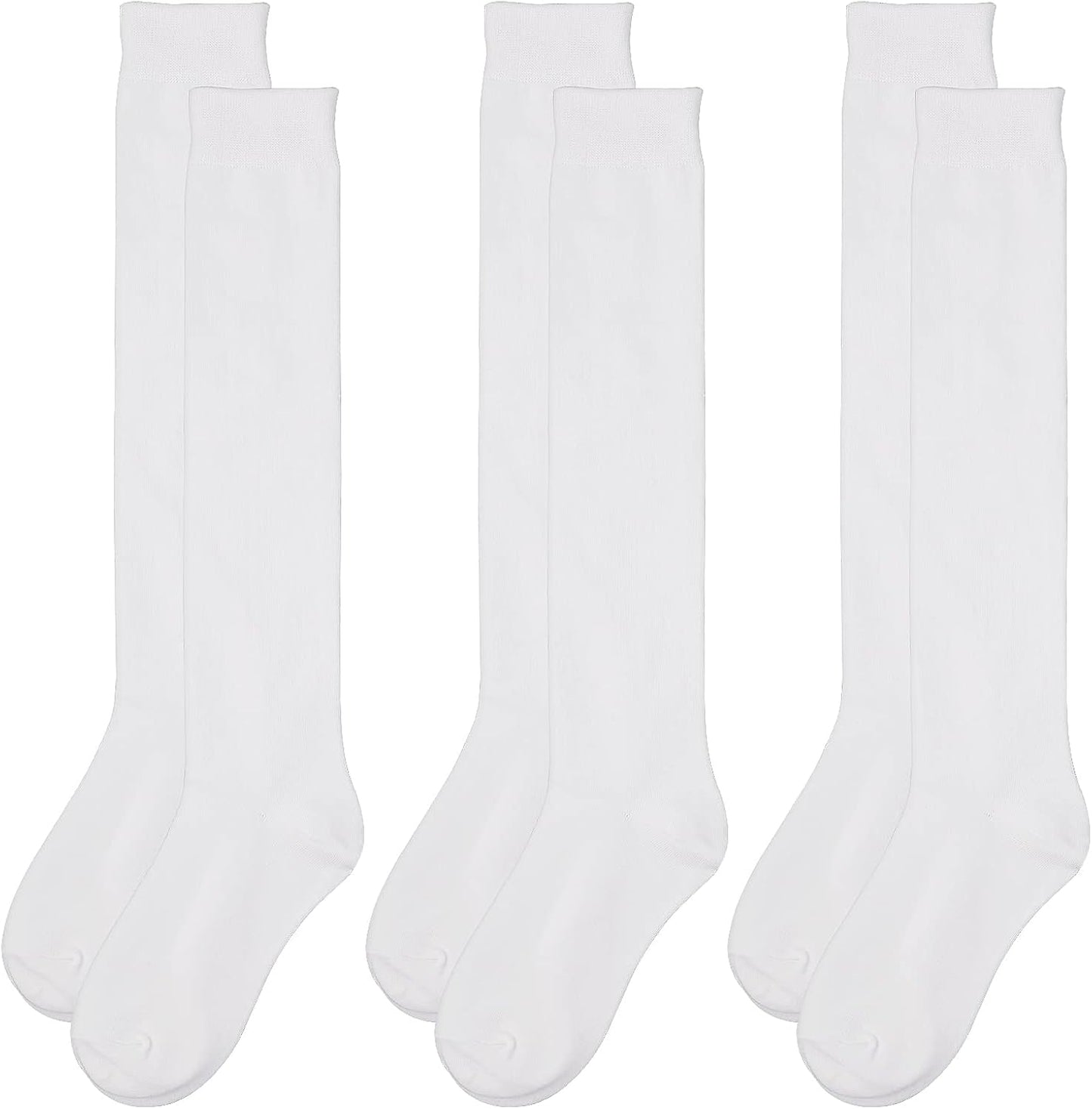 PRIMARK SOCKS KNEE HIGH (WHITE)5 in 1