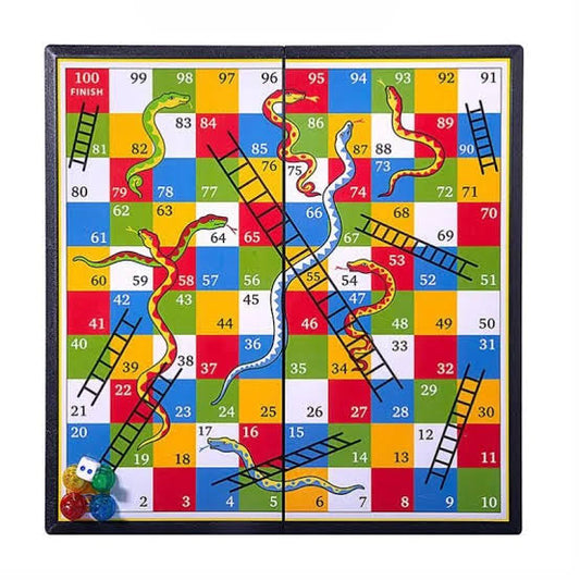 GEORGE HOME SNAKE & LADDERS AND LUDO GAME(TOY)