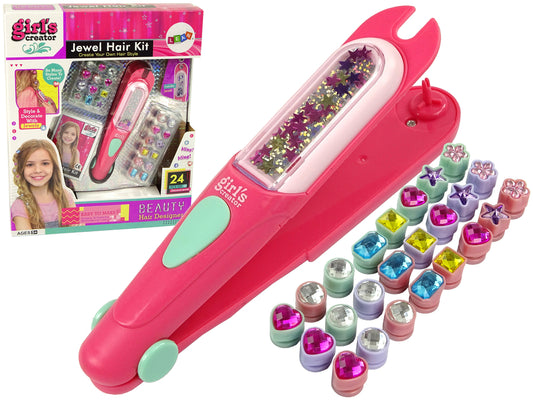 GIRLS CREATOR JEWEL HAIR CREATE YOUR OWN HAIR STYLE KIT(TOY)