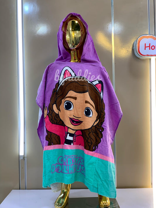 KIDS CHARACTER HOODED TOWEL