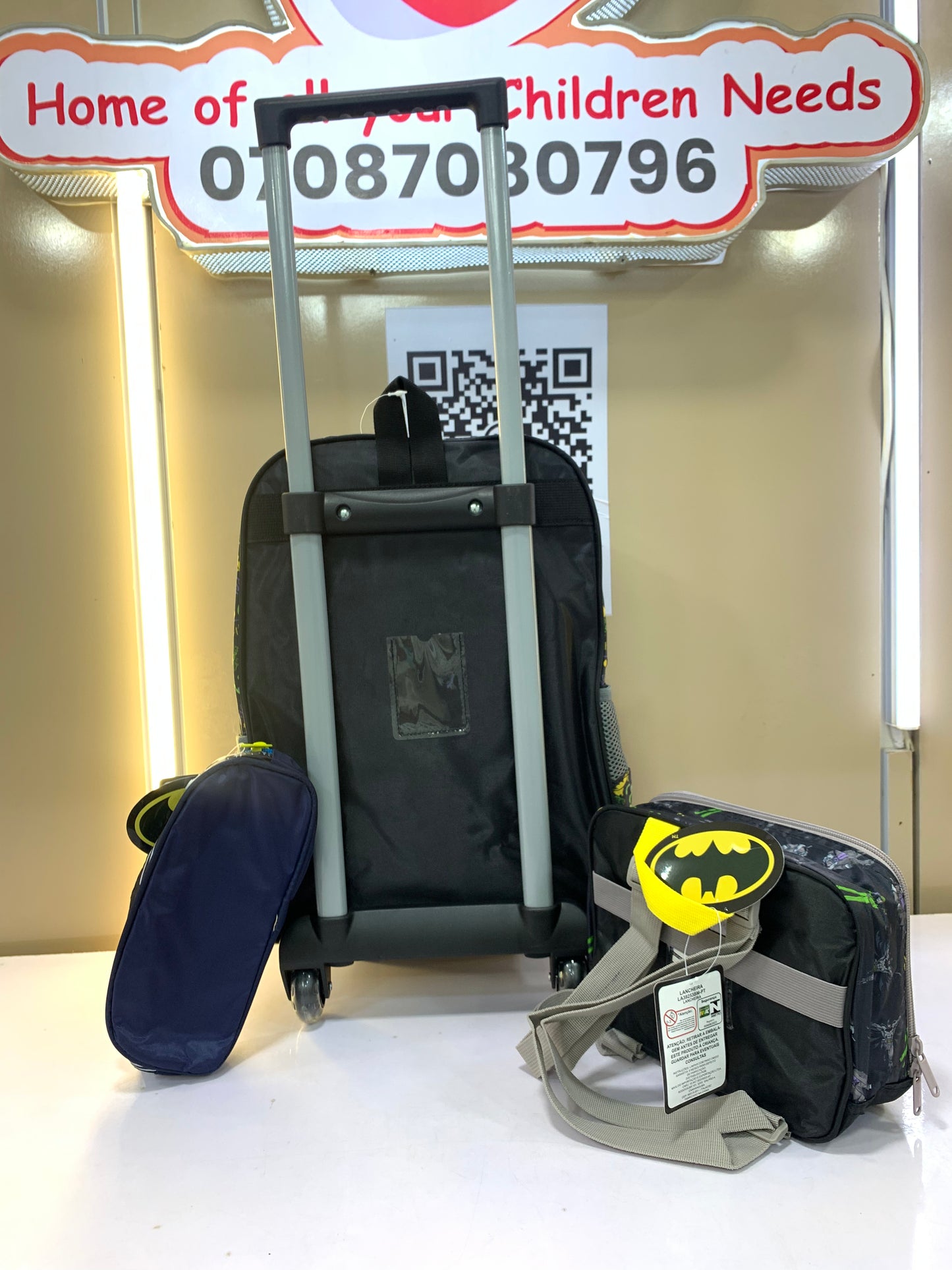 DC BATMAN TROLLEY BAG SET