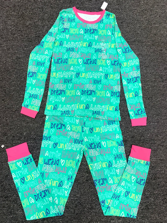 DUNNESSLEEP PYJAMA SET 2PCS SET (KNIT PJ)/11-12YEARS
