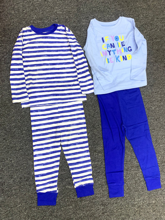 DUNNESSLEEP 2 PACK MIX N MATCH PYJAMA(IF YOU CAN BE ANYTHING BE KIND)/12-23MONTHS