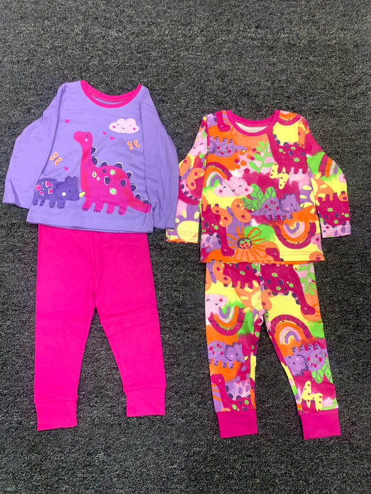 DUNNESSLEEP 2 PACK MIX N MATCH PYJAMA(DINOSAUR GRAPHIC)/12-23MONTHS