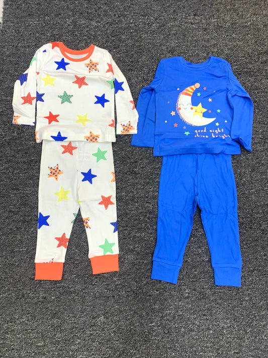DUNNESSLEEP 2 PACK MIX N MATCH PYJAMA(GOOD NIGHT SHINE BRIGHT)/12-18months