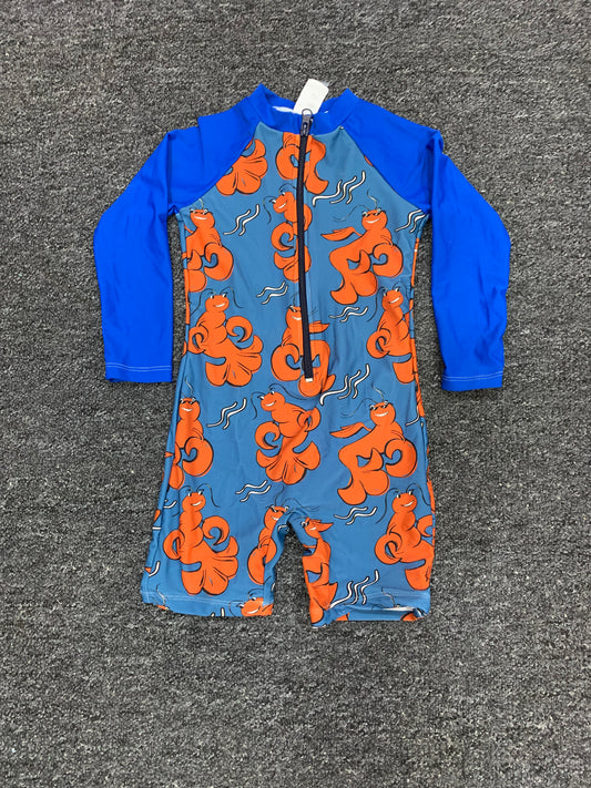 SWIMMING TRUNK JUMPSUIT(SPANDEX ANIMAL DESIGN)/6years