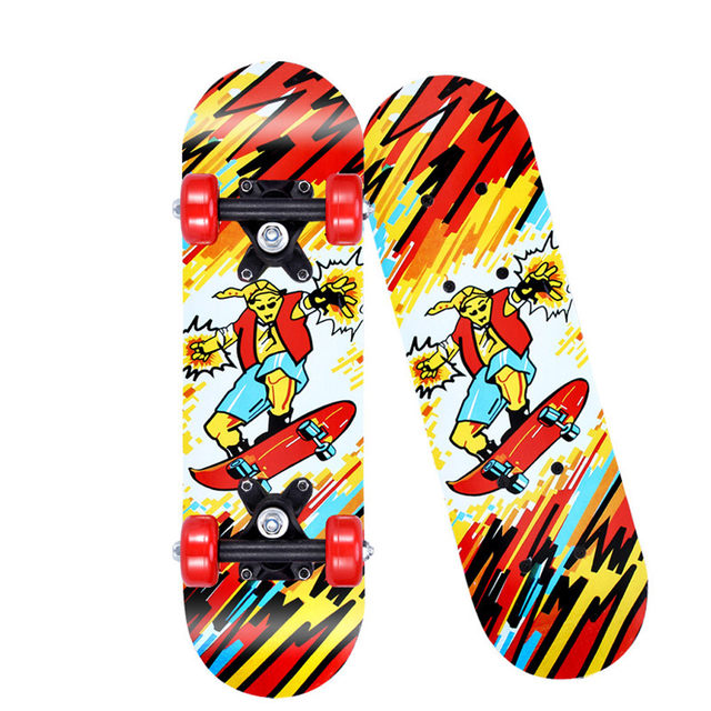 CHARACTER MULTICOLORED SKATEBOARD 3-18YRS