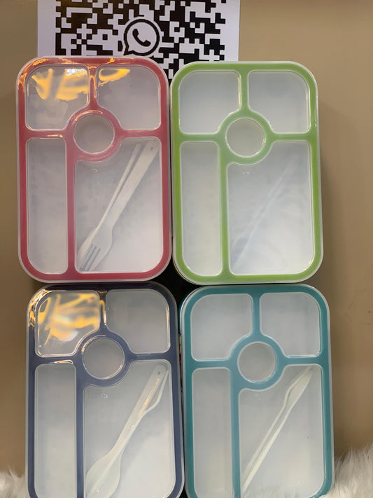 Transparent Salad Bento Lunchbox 1100Ml