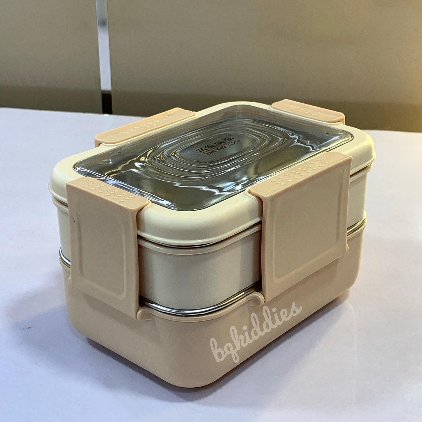 DOUBLE DECKER SANYUE INSULATED LUNCHBOX