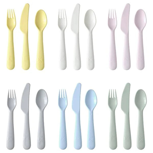 KALAS CUTLERY - 18-piece cutlery set, mixed colours