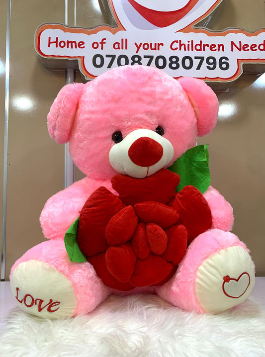 ROSE TEDDY BEAR 87cm