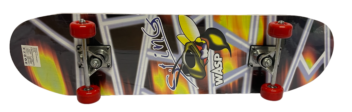 CHARACTER MULTICOLORED SKATEBOARD 3-18YRS